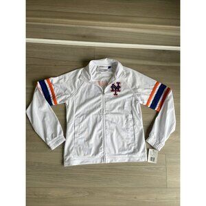 New‎ York Mets G-III Carl Banks Track Jacket Womens Full Zip Small Rhinestones